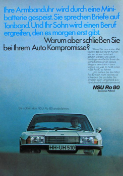 NSU Ro 80 Modelprogram 1968 Carbrochure (10338)